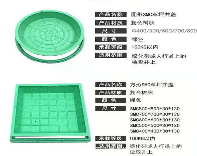 东昌府树脂复合种植井盖展示